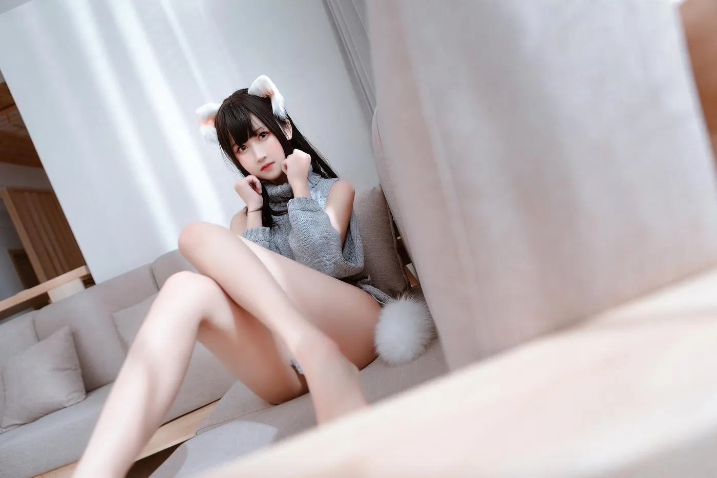 三度_69 – NO.54 绑带毛衣 [27P]插图7